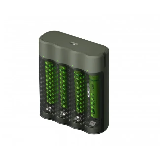 Gp Recyko Speed ​​-akkulaturi M451 (usb), Sis. 4kpl X Aaa 950mah Akkua