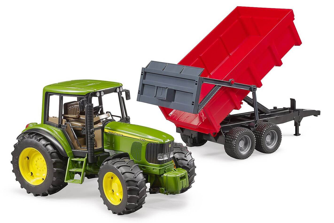 Lelu Traktori John Deere 6920 + kippikärry (1:16), Bruder
