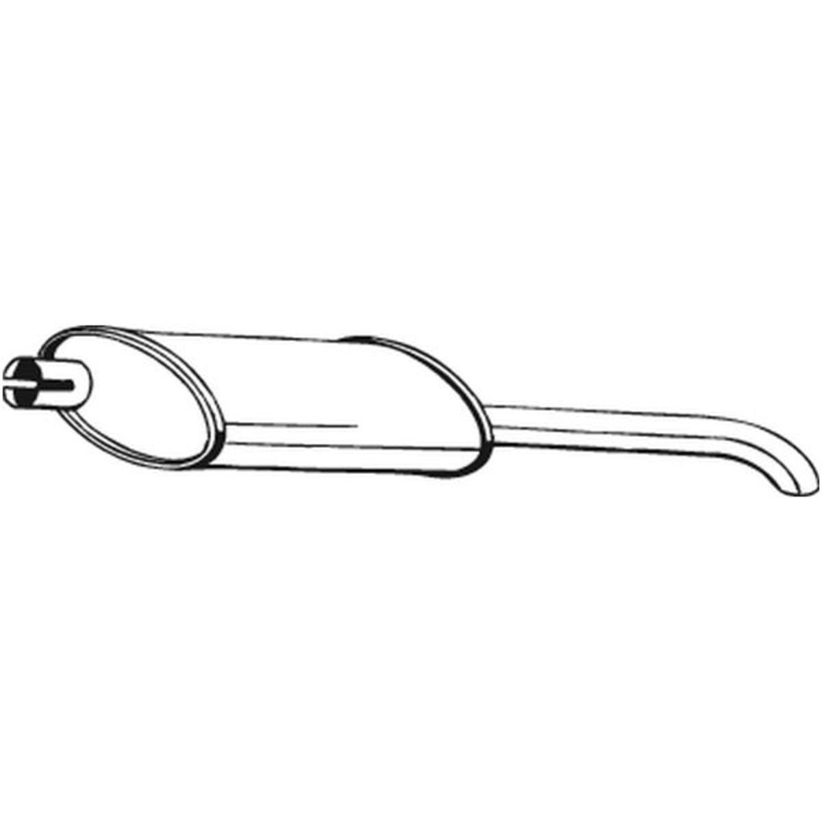 Takaäänenvaimentaja BOSAL 185-021