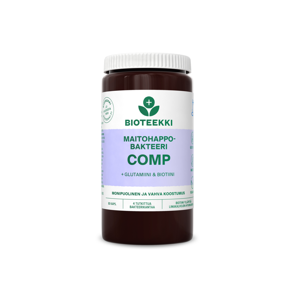 Bioteekki Maitohappobakteeri Comp 80 kaps