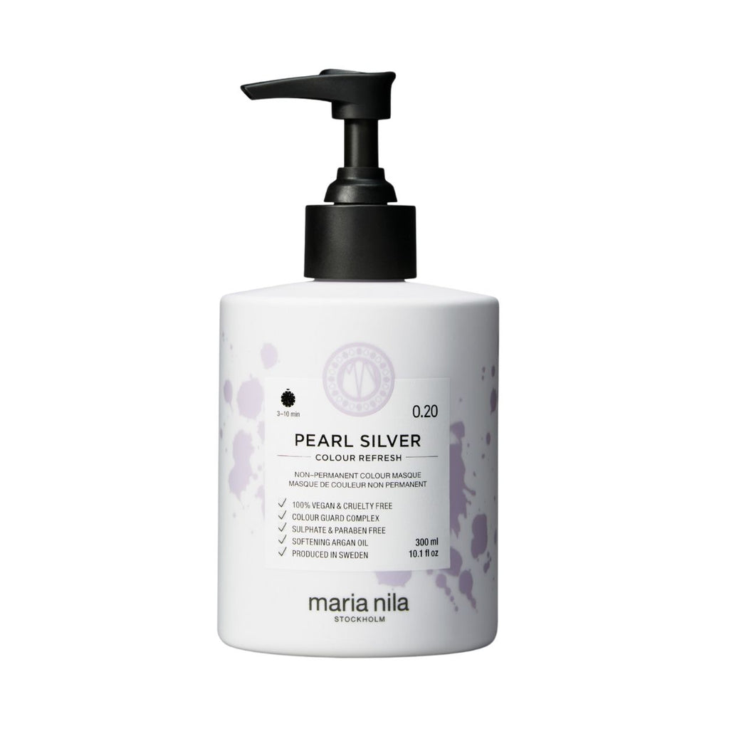 Maria Nila Hieno ravitseva naamio ilman pysyviä väripigmenttejä Pearl Silver 300ml