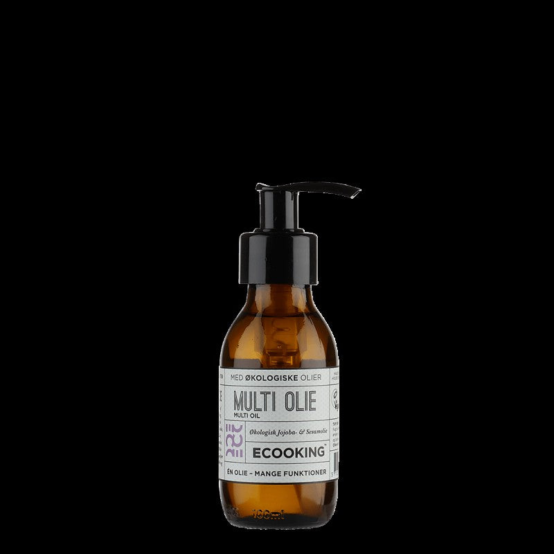 Ecooking, kosteuttava öljy, hiuksille ja vartalolle, 100 ml