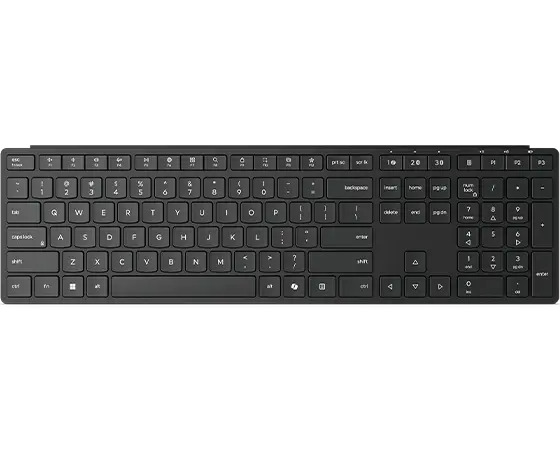 Lenovo Multi-Mode Pro 6000 - keyboard - QWERTY - Swedish/Finnish - eclipse black Input Device - Näppäimistö - Ruotsalainen/suomalainen - Musta