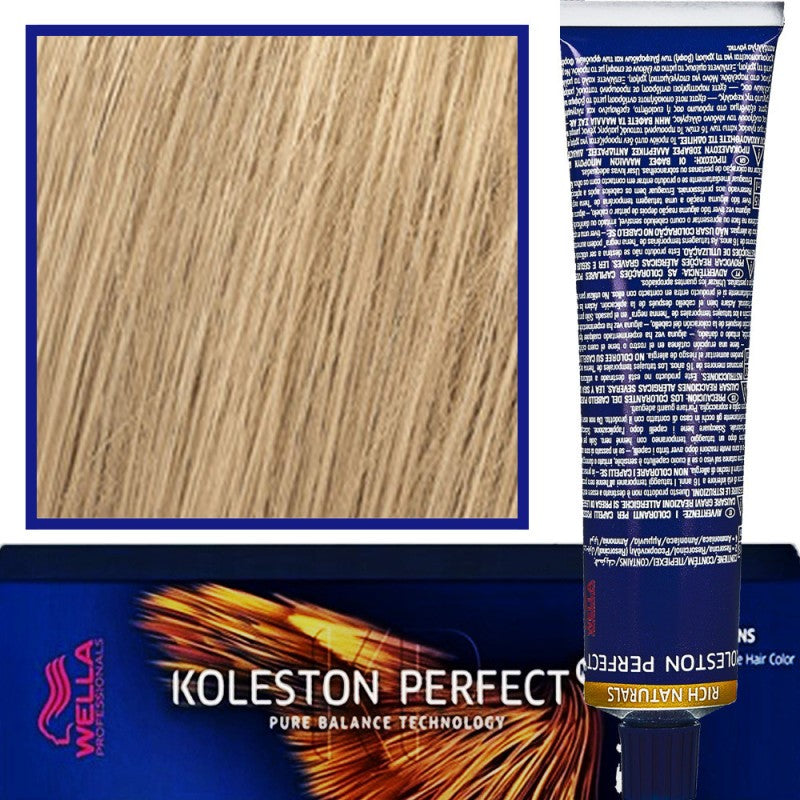 Wella Koleston Perfect Me ammattimainen hiusväri 60ml 9/38 Pearl Gold Very Light Blonde