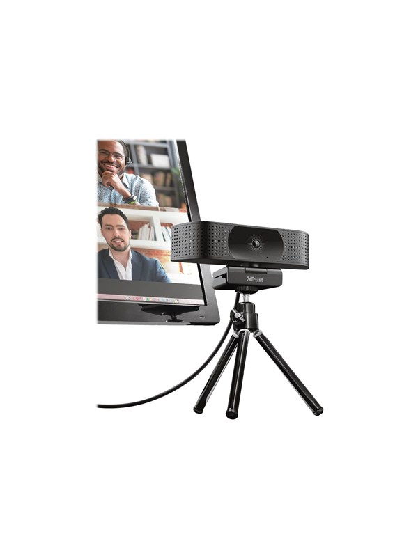 Trust Teza - Verkkokamera - väri - 3840 x 2160 - 4K - kiinteä polttoväli - ääni - USB 2.0