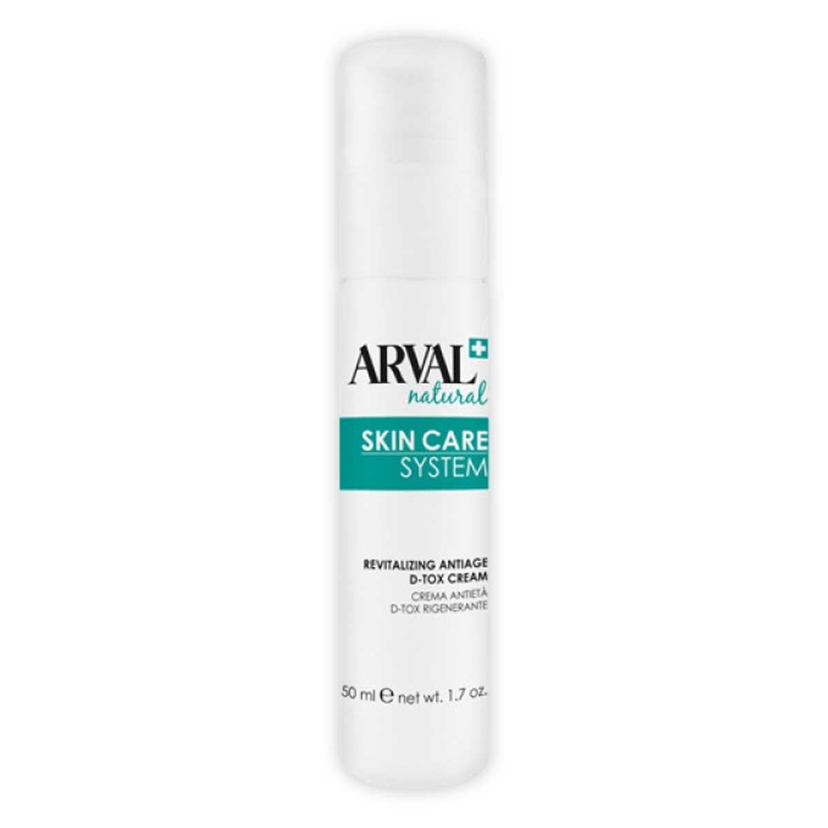 Arval Natural Skincare System - Ikääntymistä ehkäisevä, detox-vaikutteinen ja uudistava voide 50 ml