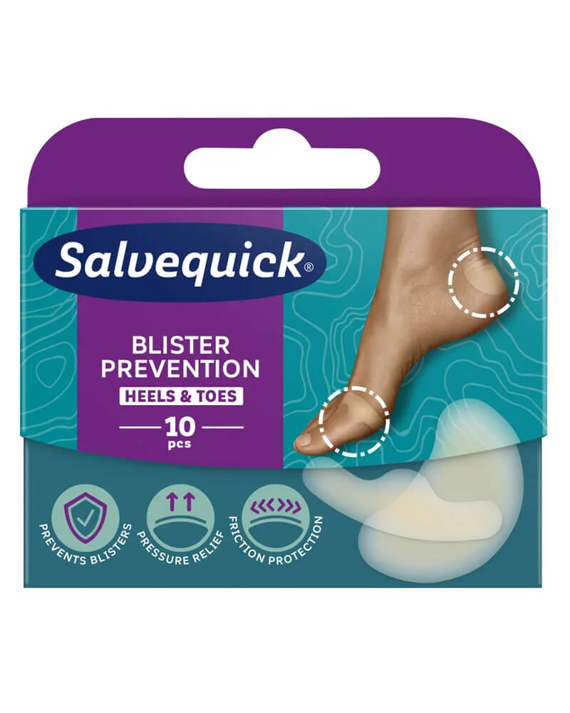 Salvequick Blister Plaster Heels & Toes 10 pcs