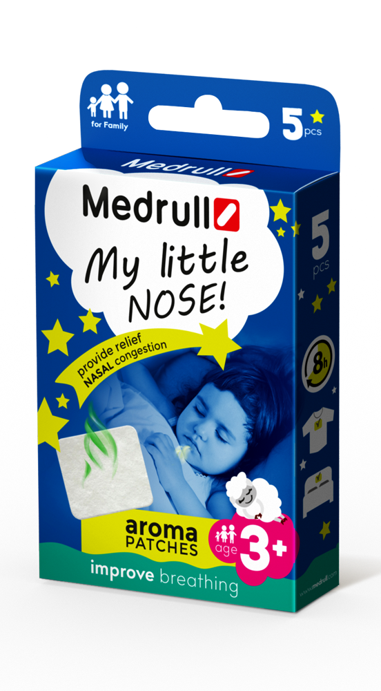 Medrull My Little Nose aromitaitos tukkoisaan oloon 5 kpl