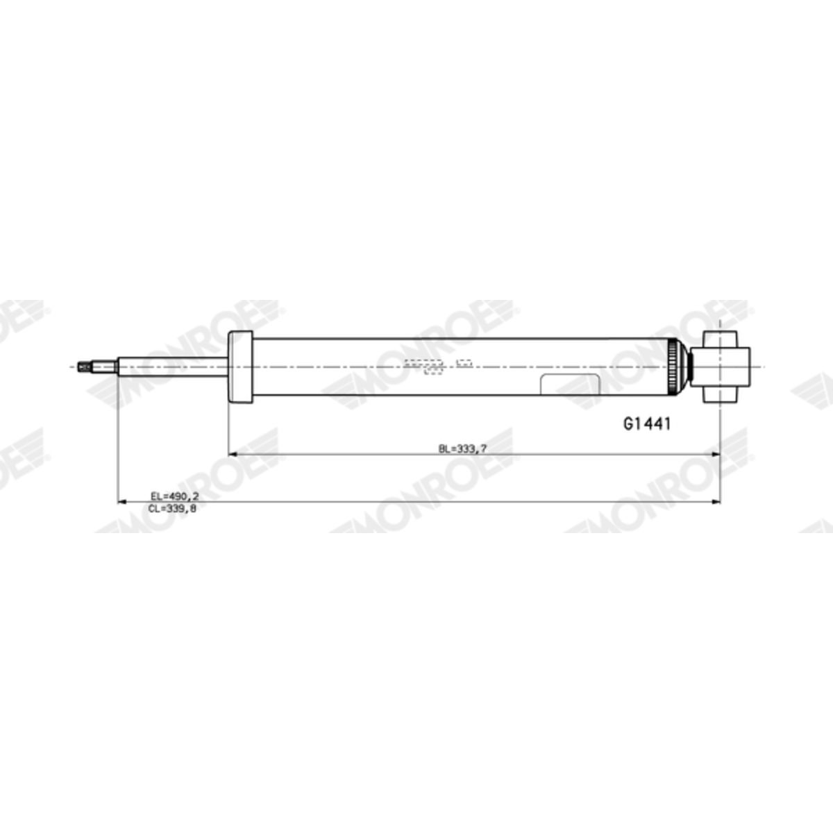 Iskunvaimennin MONROE G1441