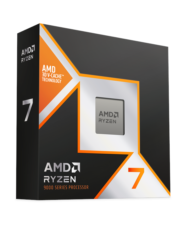 AMD Ryzen 7 9800X3D CPU - 8 ydintä - 4.7 GHz - AMD AM5 - AMD Boxed (ilman jäähdytintä)