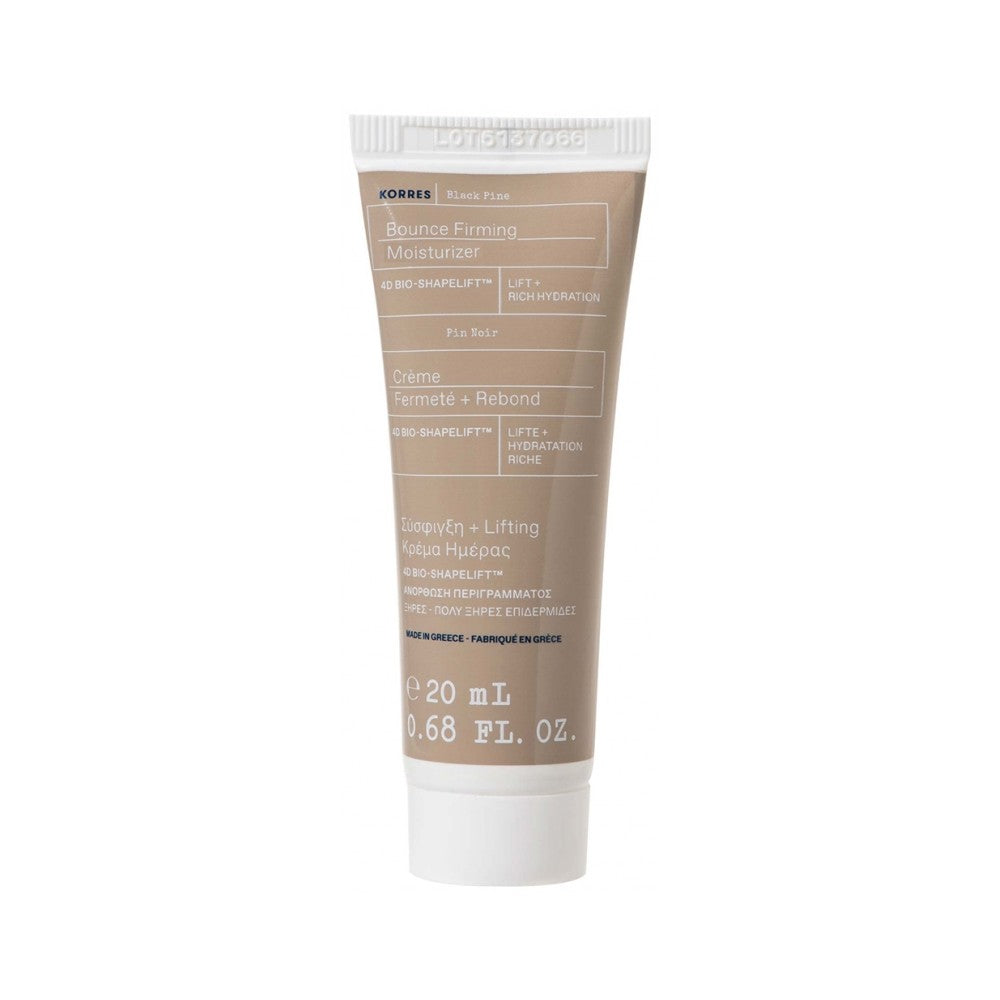 Korres Black Pine 4D BioshapeliftTM Bounce Kiinteyttävä Kosteusvoide 20 ml
