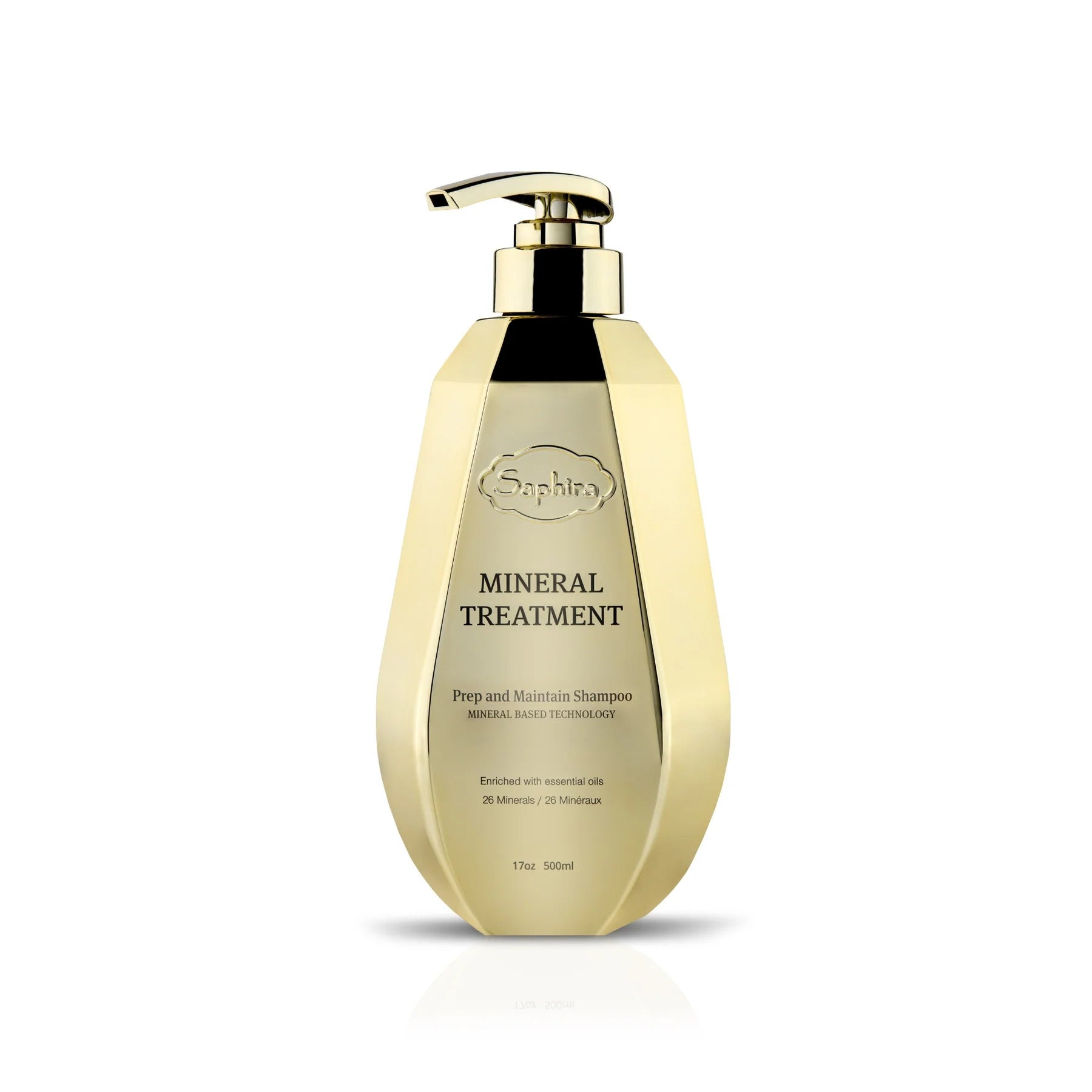 Saphira, mineraali, eteeriset öljyt, hiusshampoo, pörröisyyttä ehkäisevä, 500 ml