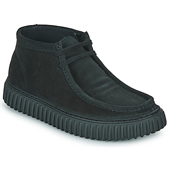 CLARKS Nauhakengät 'Torhill Hi'  musta