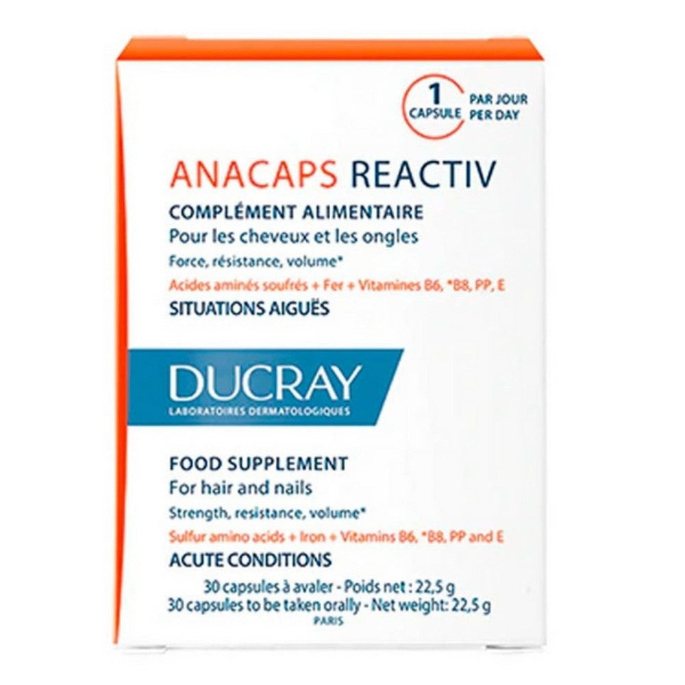 Ducray Anacaps Reactiv hiustenlähtö 30 kapselia