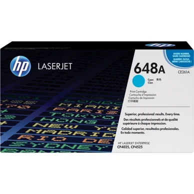 HP HP 648A Värikasetti cyan CE261A Vastaa: N/A