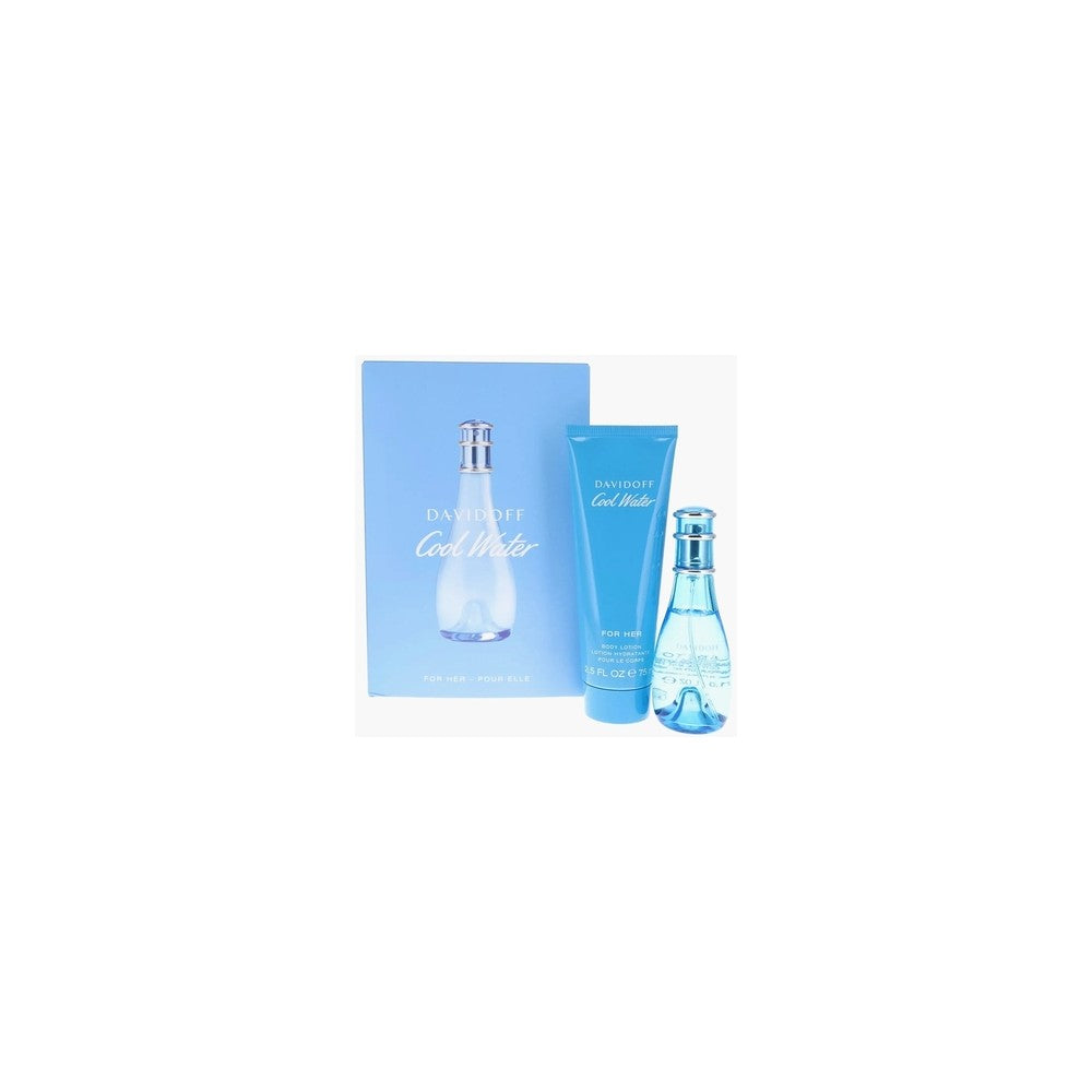 Davidoff Cool Water Woman SET eau de toilette 30 ml + ravitseva vartalovoide 75 ml