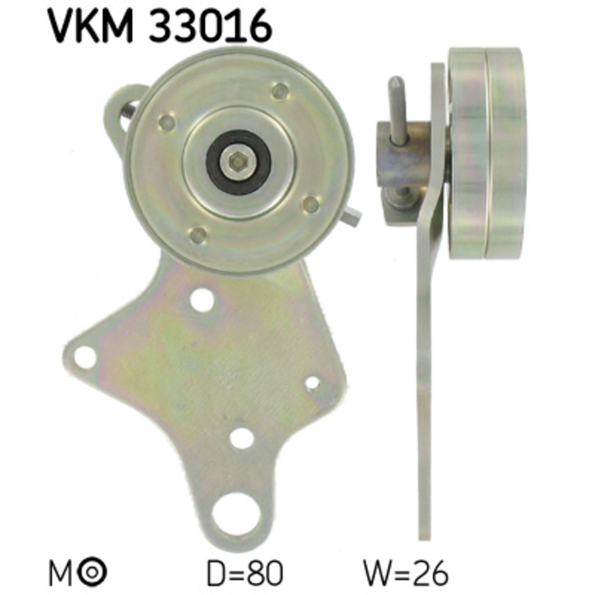 Kiristysrulla, moniurahihna SKF VKM 33016
