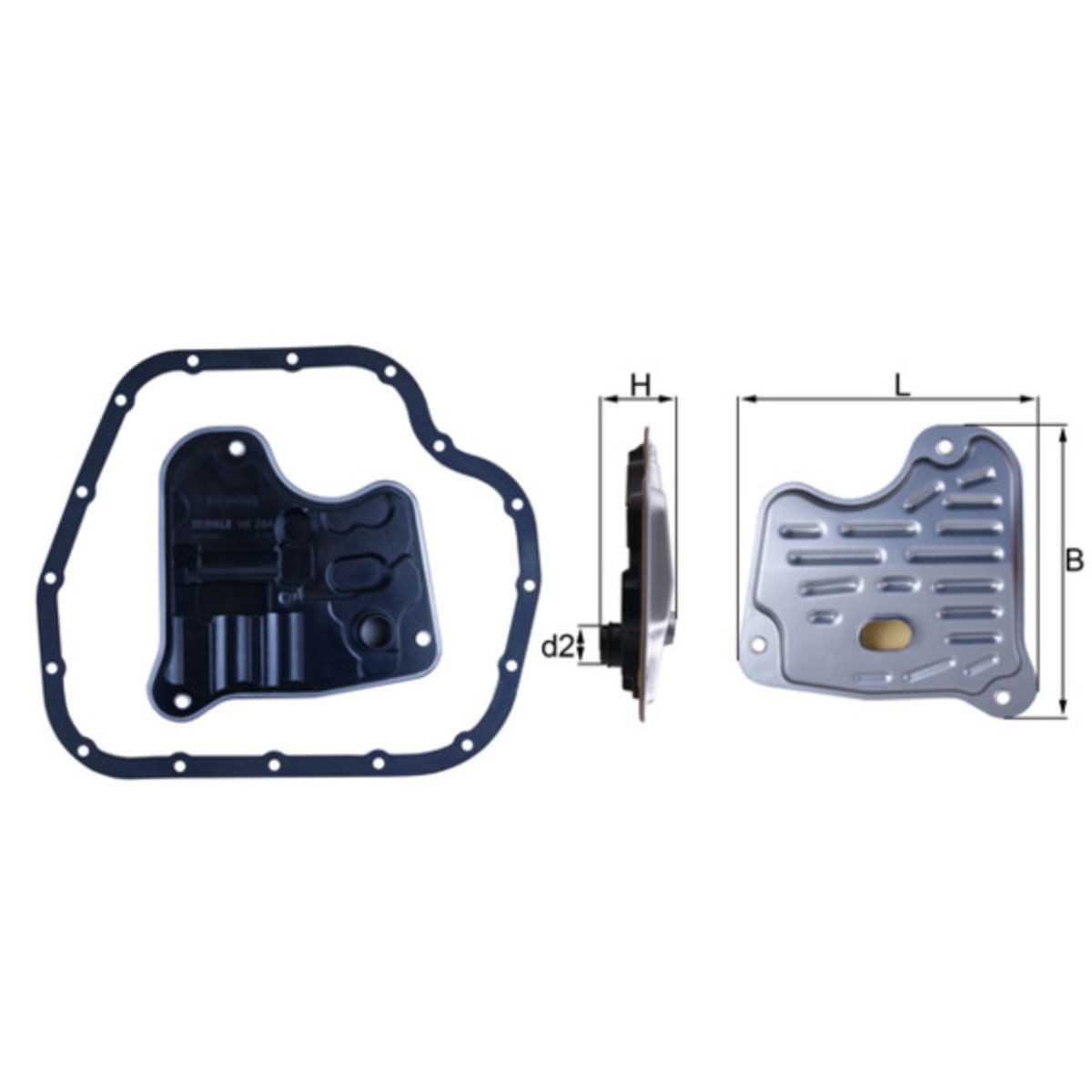 Hydrauliikkasuodatinsarja, automaattivaihteisto MAHLE HX 284D