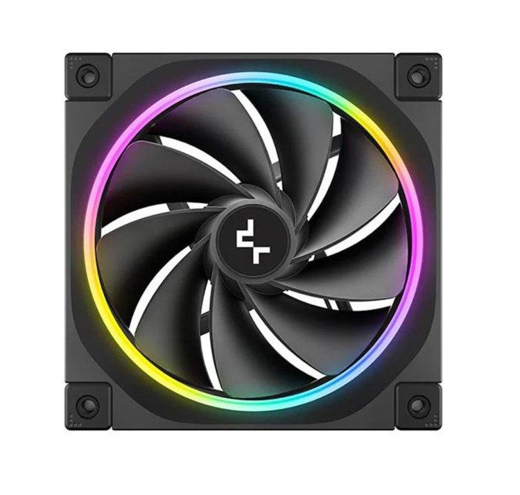 DeepCool FL12R PWM ARGB -tuuletin, nestelaakeri, 120 mm, musta
