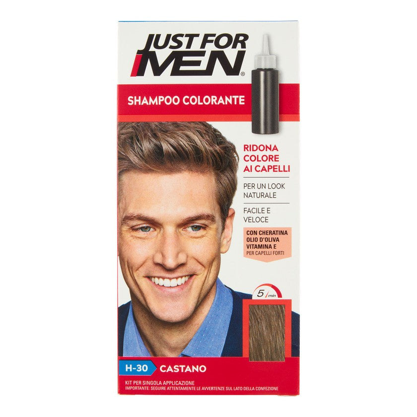 Just For Men Luonnollisen ruskea värishampoo