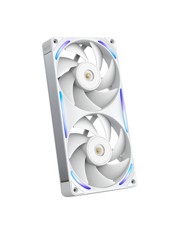 NZXT F240X - Kotelotuuletin - 240mm - Valkoinen RGB LED valolla - 41 dBA
