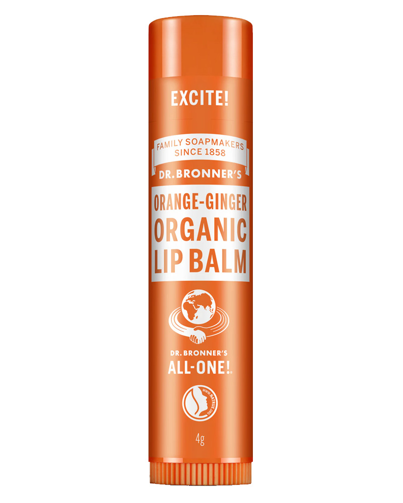 Dr. Bronner's Orange-Ginger Organic Lip Balm 4 g