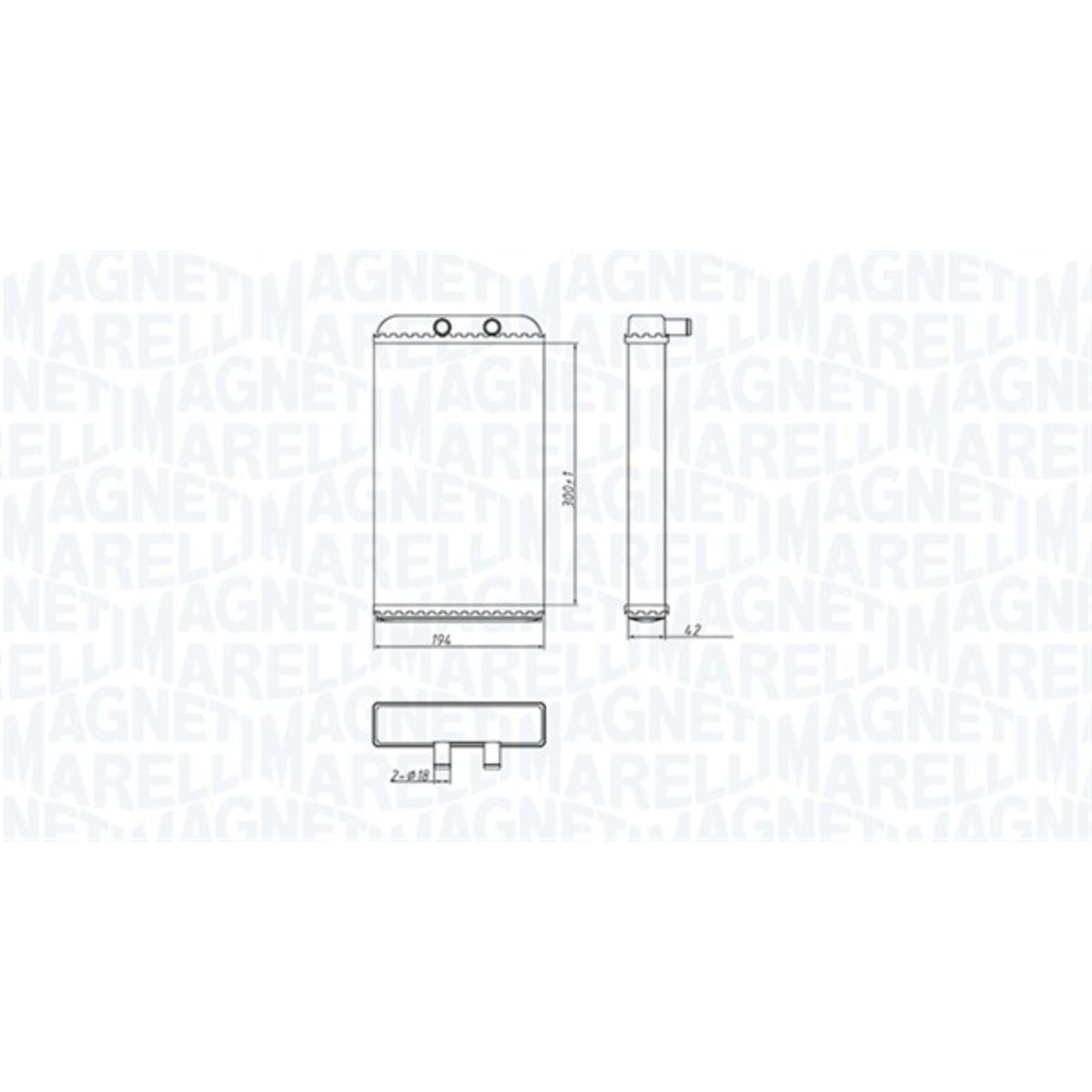 Lämmityslaitteen kenno MAGNETI MARELLI 350218402000