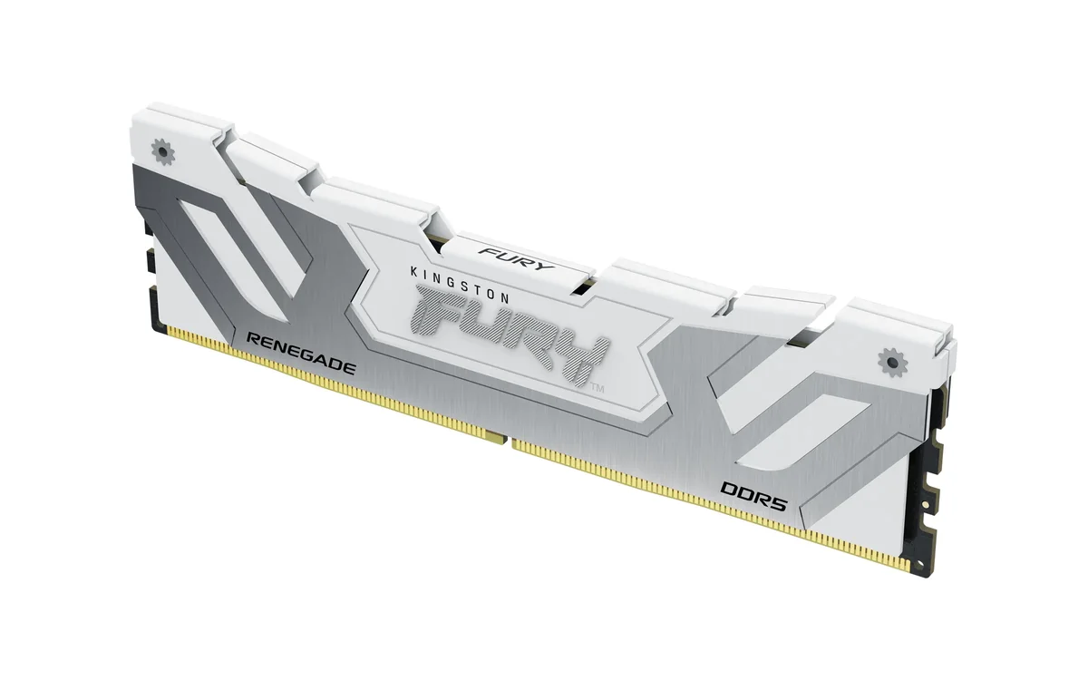 Kingston FURY Renegade 24 Gt (1 x 24 Gt) DDR5 8400 MHz, CL40 -muisti, valkoinen (XMP)