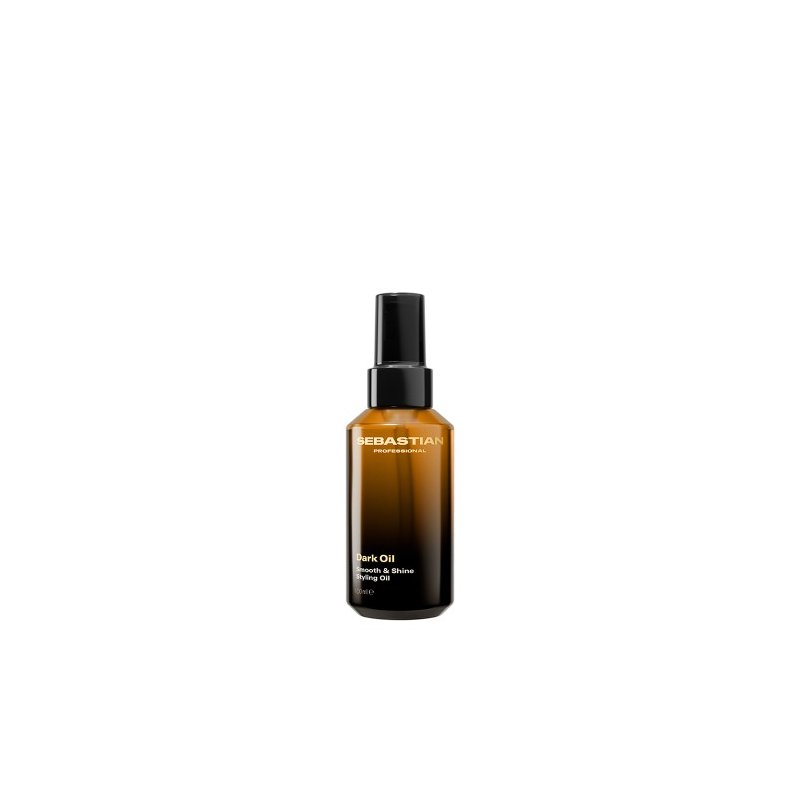 Sebastian Professional Dark Oil Ammattimainen kevyt muotoiluöljy samettisille, pehmeille ja kiiltäville hiuksille 95ml