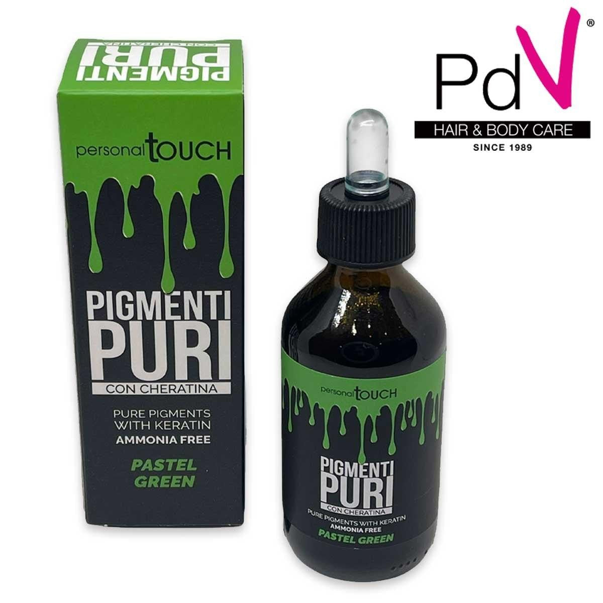 Personal touch puhtaat pigmentit keratiinilla 100 ml pastellinvihreää