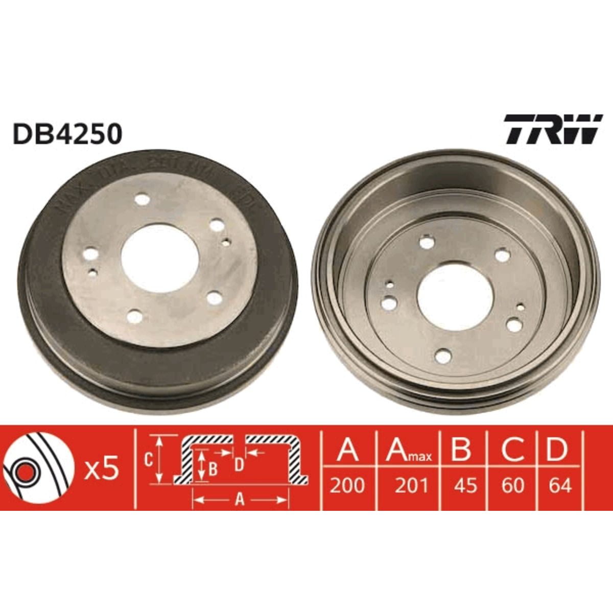 Jarrurumpu TRW DB4250