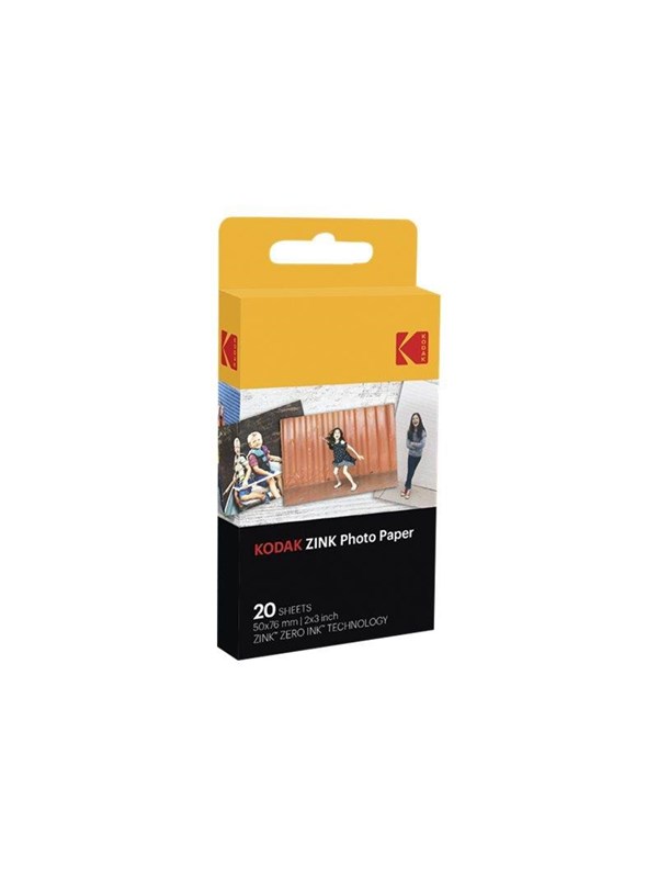 Kodak Zink - Klæbemiddel - 50.8 x 76.2 mm 20 ark fotopapir - for Smile Classic