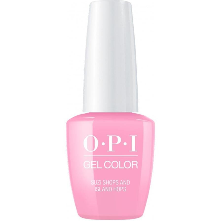 Opi Geelivärinen puolipysyvä kynsilakka Suzi Shops & Island Hops 15 ml