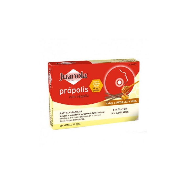 Juanola Propolis ja lakritsi Soft Tabs 24 kpl