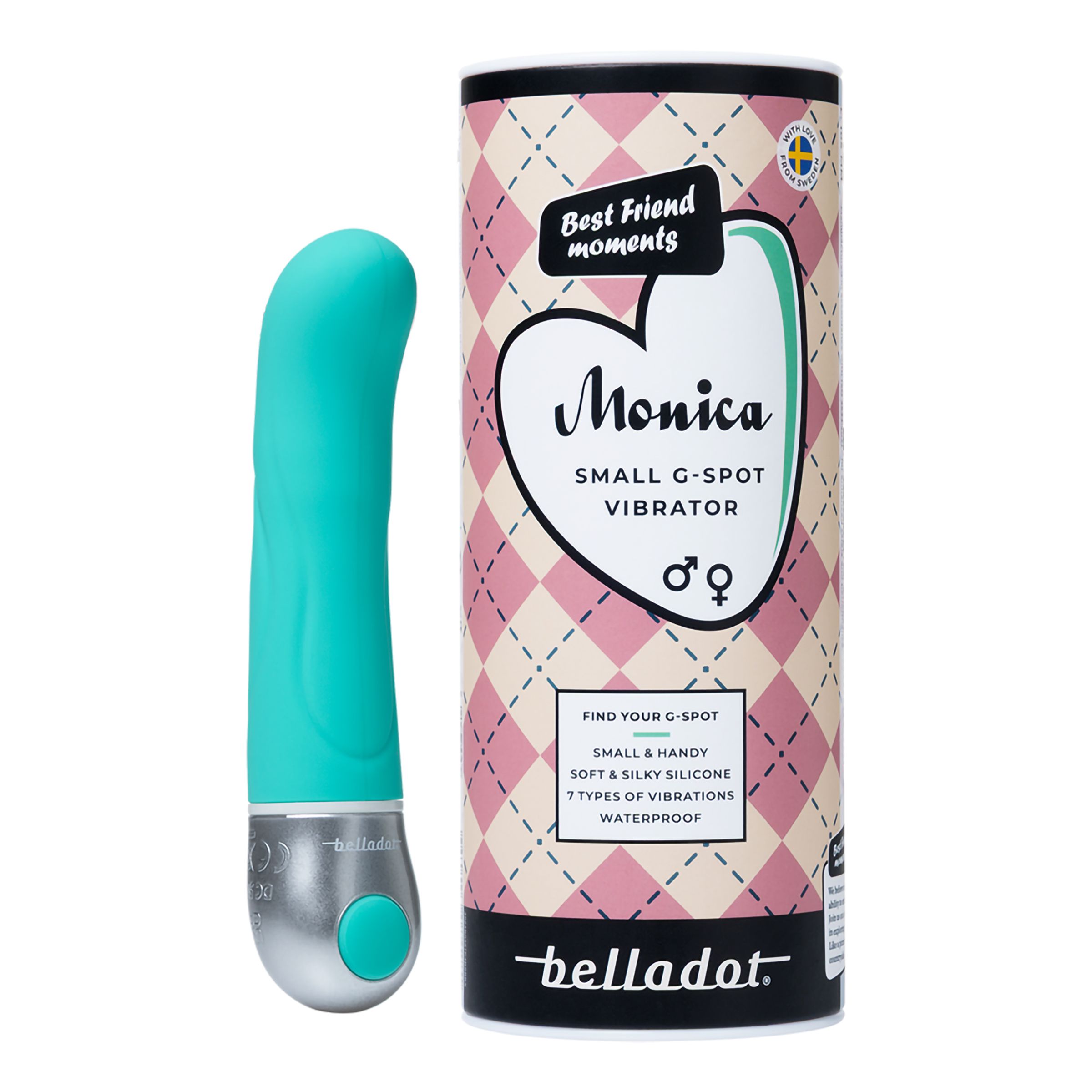 Belladot G-pistevibraattori Monica - Vihreä