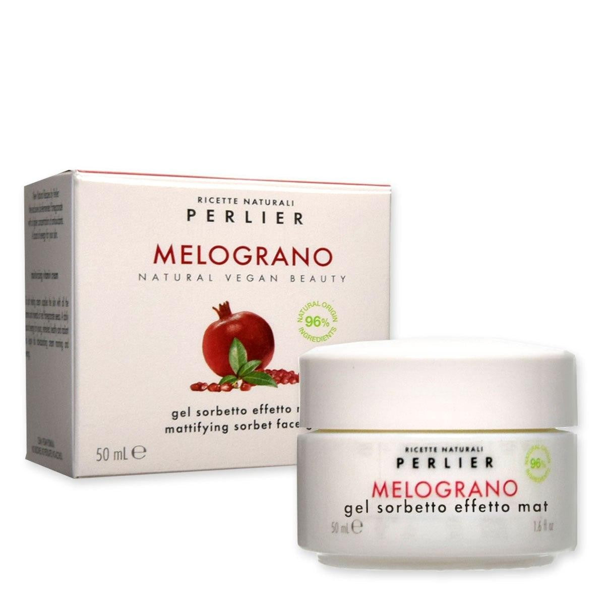 Perlier Perlier Granaattiomenan kasvojen sorbettigeeli mattavaikutus 50 ml