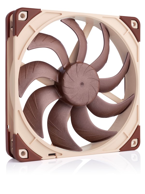 Noctua NF-A14x25 G2 LS-PWM -tuuletin, SSO2-laakeri, 140 mm, ruskea