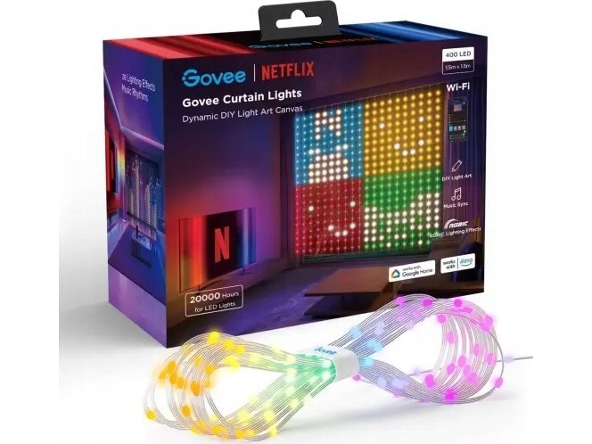 Govee Curtain -LED-valot (Netflix-versio)