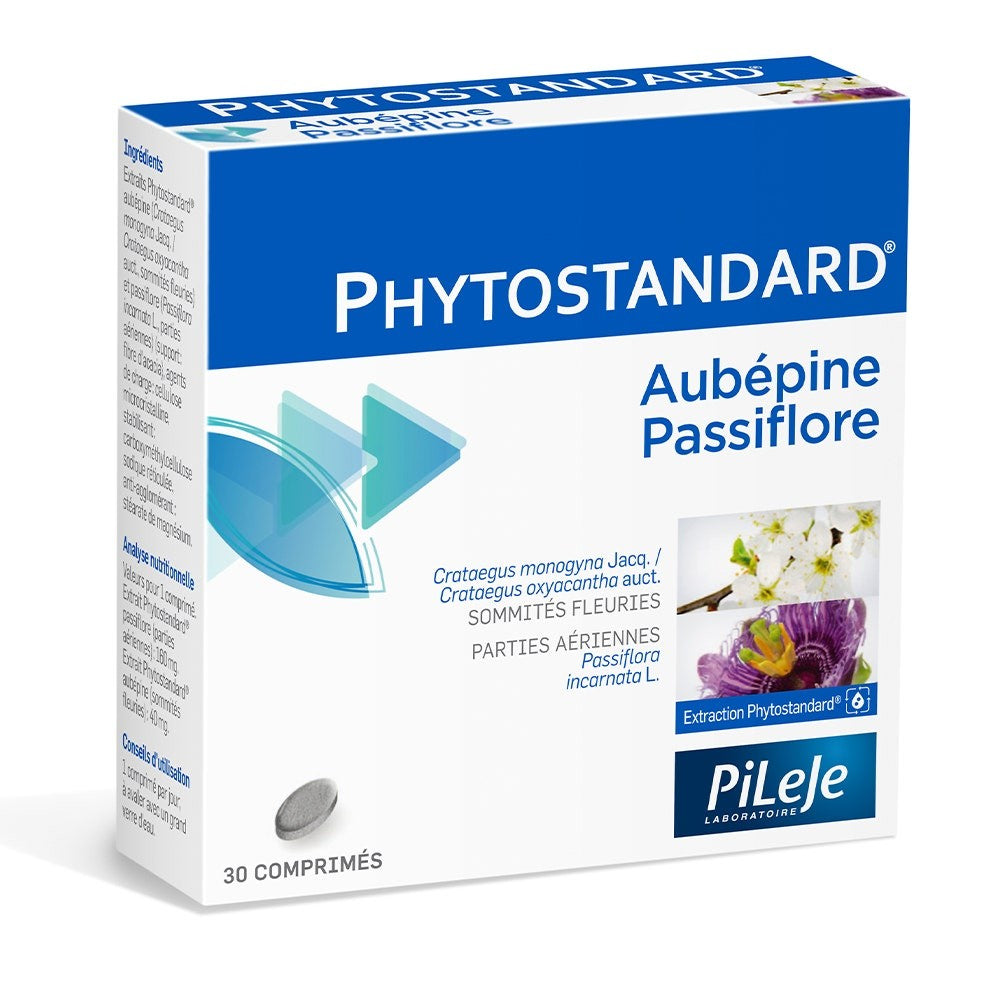 Pileje Phytostandard Hawthorn Passiflora 30 tablettia