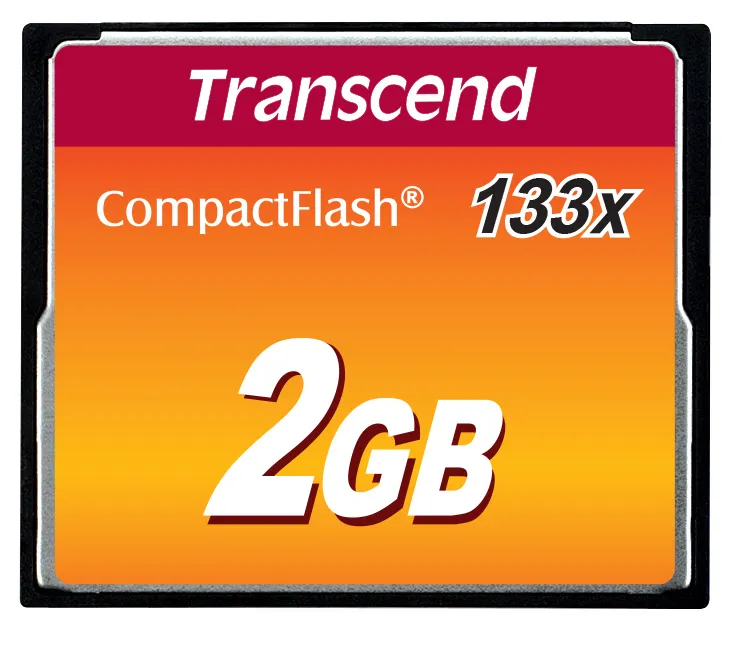 Transcend Compact Flash 133x - 50MB/s - 2GB