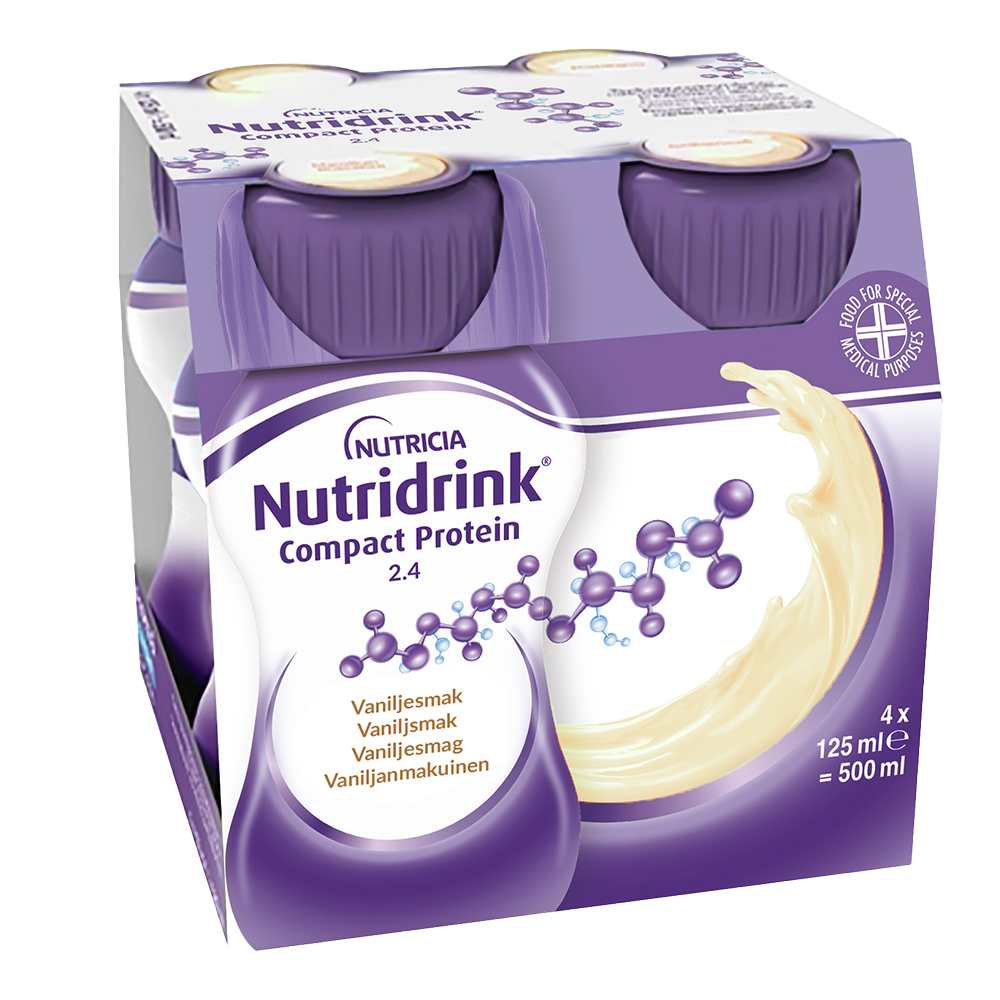 Nutridrink Compact Protein vanilja 4 x 125 ml