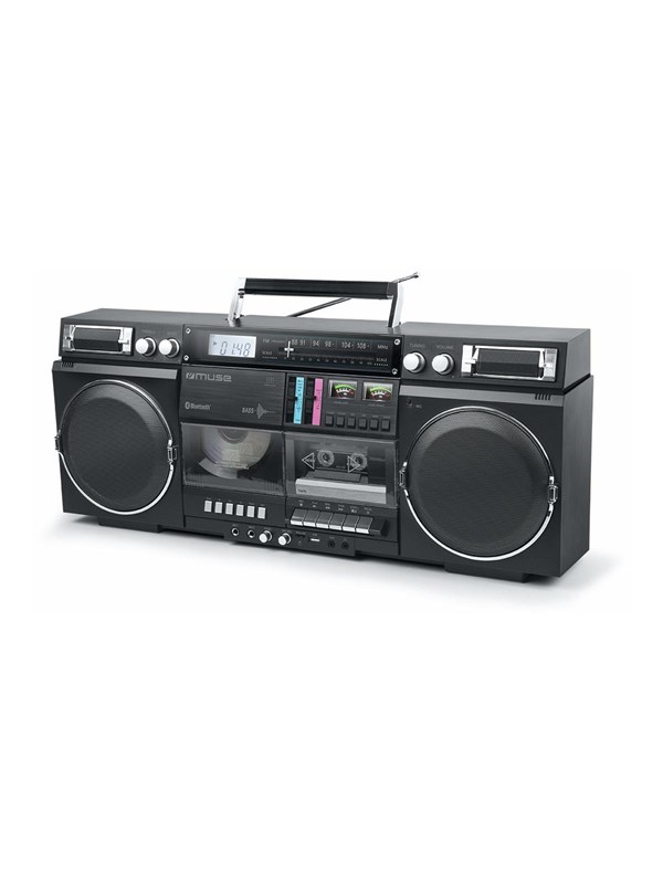 Muse M-380 GB - boombox - CD USB-host flash memory card Cassette Bluetooth