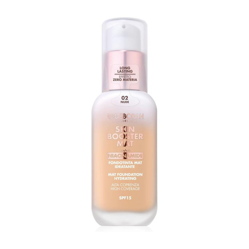 Deborah Skin Booster Mat Spf 15 - Moisturizing Mat Foundation 02 - (30 ml)