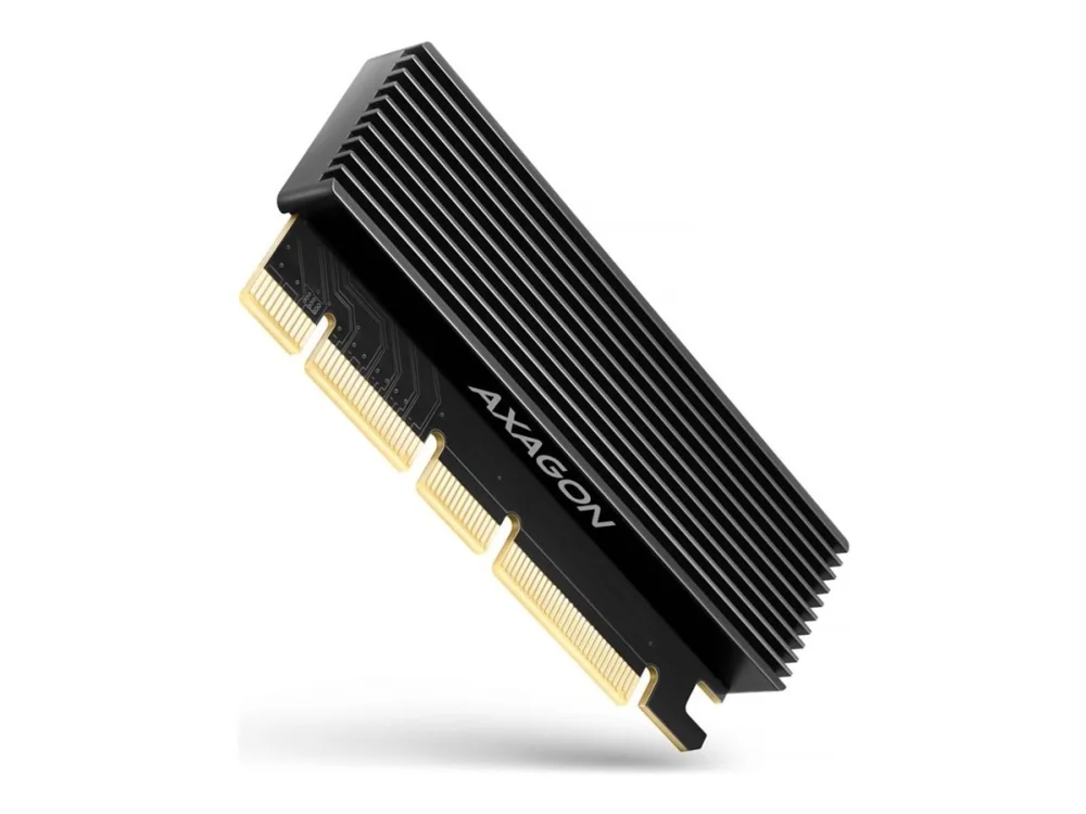 AXAGON SOLID sisäinen PCIe-sovitin NVMe M.2 SSD:lle jäähdytyselementillä