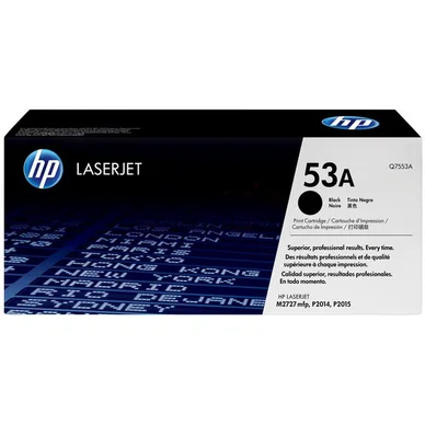HP Toner Q7553A 53A black Laserjet 3000 pages P2015