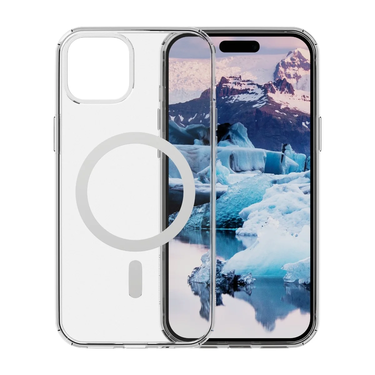 Dbramante Iceland Pro MagSafe iPhone 17e/16e/15/14/13 suojakuori, läpinäkyvä
