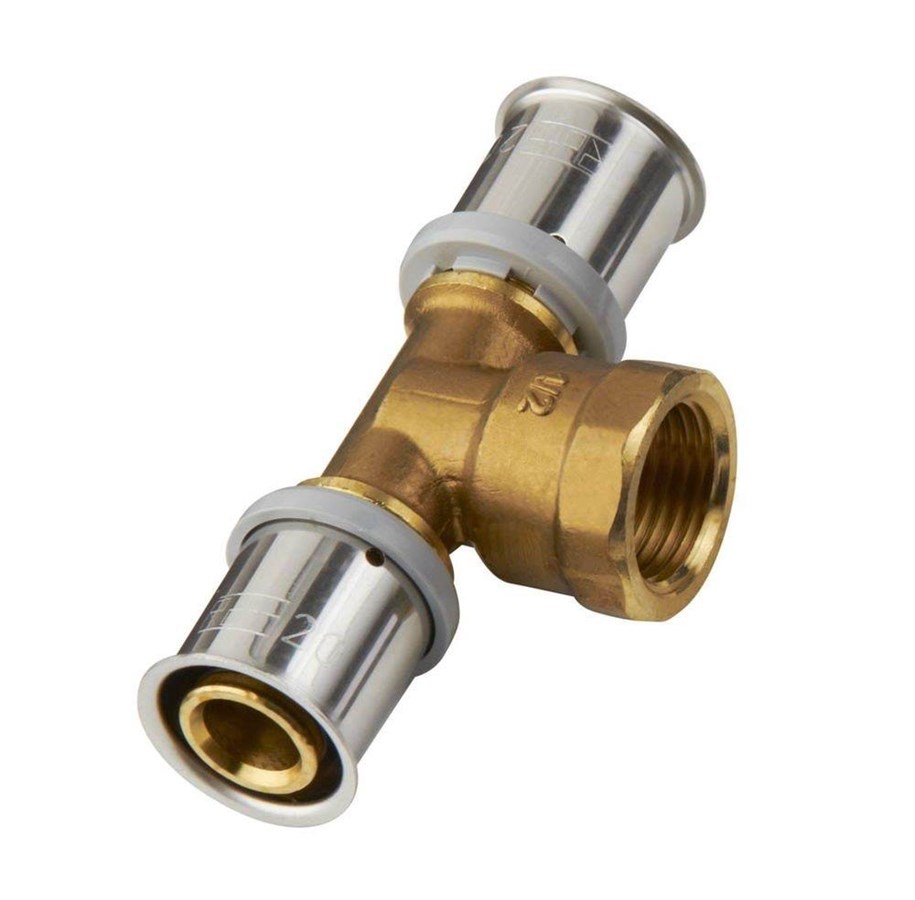 32 x 1/2 x 32 mm MS-tee med muffe Roth