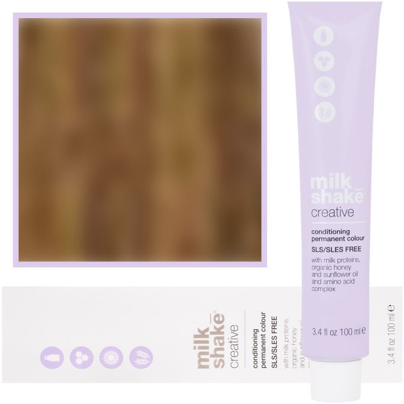 Milk Shake Creative - Hiusväri 100 ml 7.314 | 7GAC || Keskivaalea tuhka-kulta-kupari