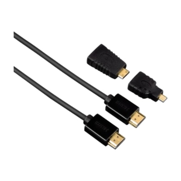 Hama HDMI-kaapeli jossa Ethernet, 1,5 m, musta