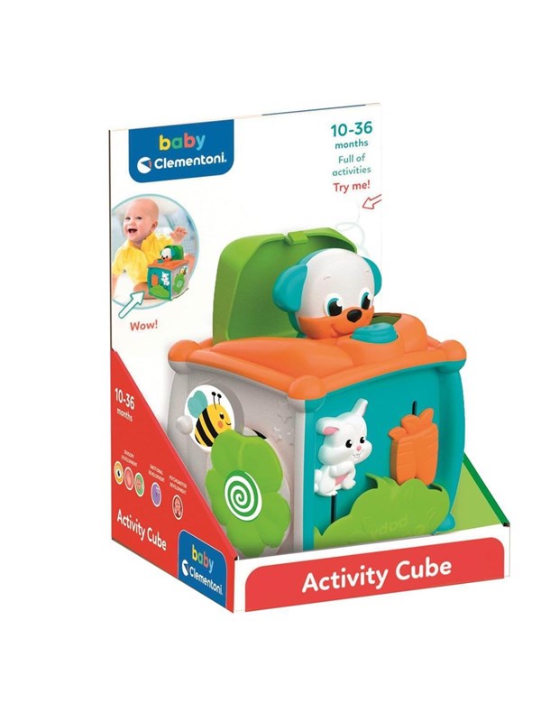 Clem. Peckaboo Activity Cube